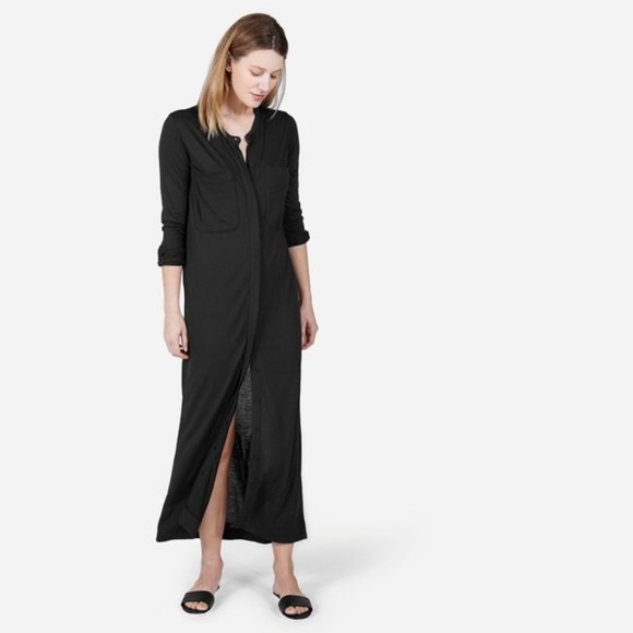 Everlane Black Maxi Dress - Picture 1 of 4